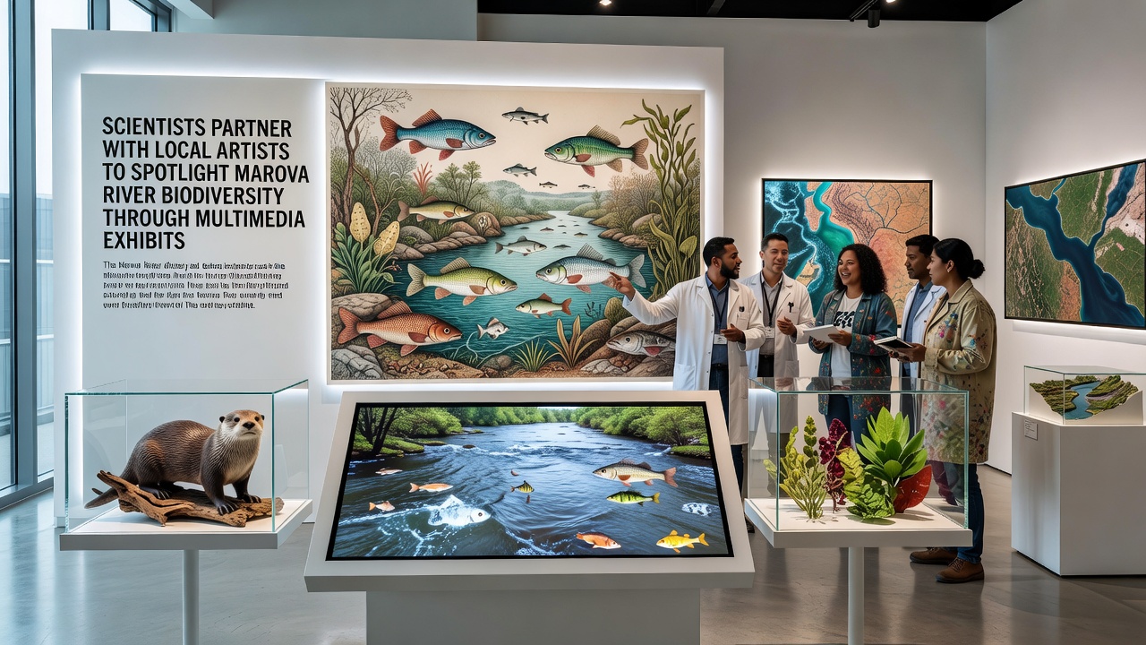 Researchers Team Up with Local Creatives to Illuminate Marova River Biodiversity in Multimedia Displays