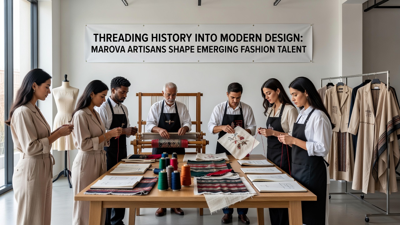 Threading History into Modern Design: Marova Artisans Shape Emerging Fashion Talent